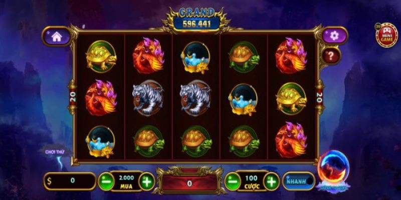 Luật chơi game slot thú vị kho báu tứ linh tại ABC8